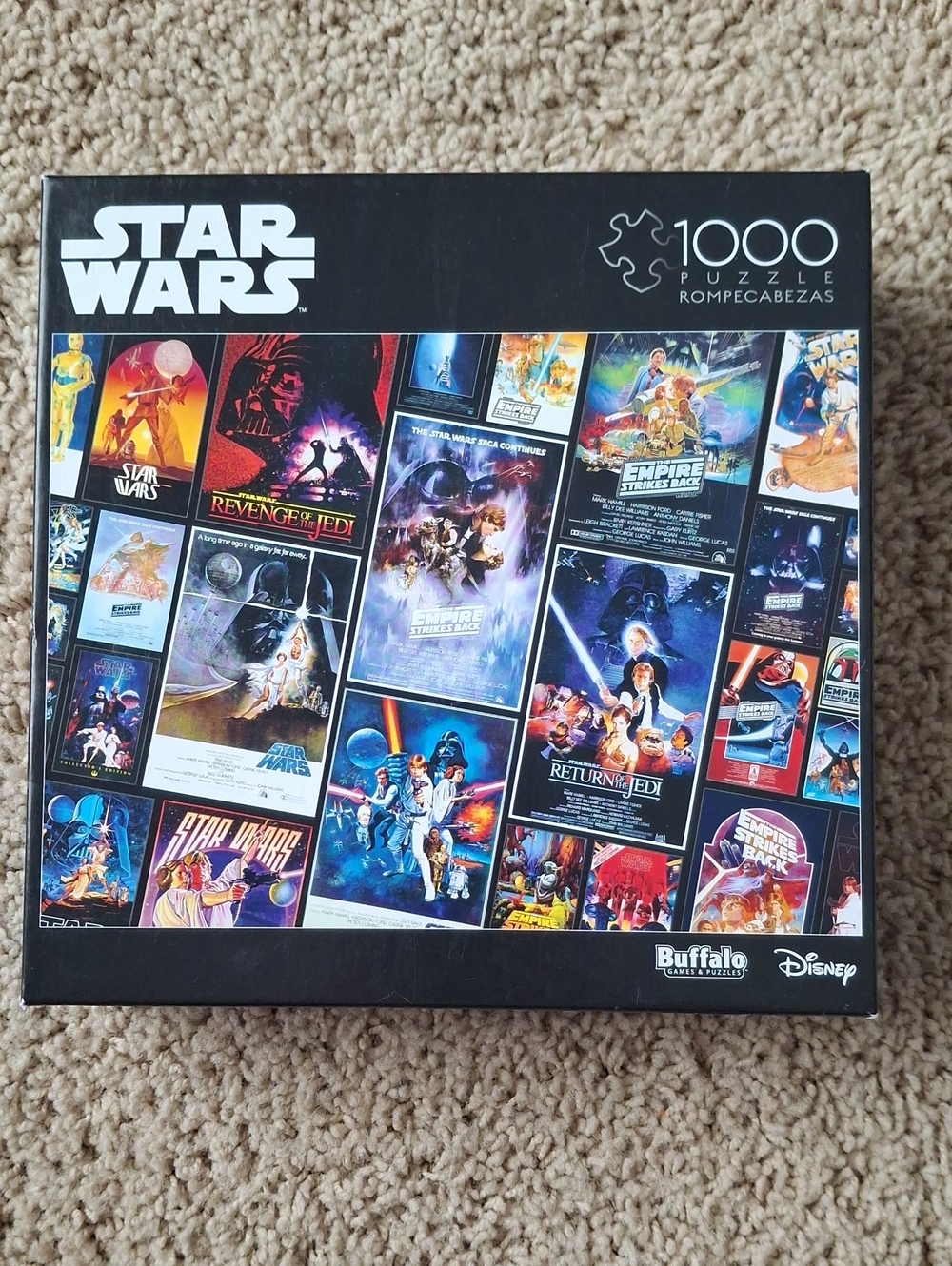 Buffalo David Bitton Star Wars Movie Poster Collage Puzzle - BRAND NEW